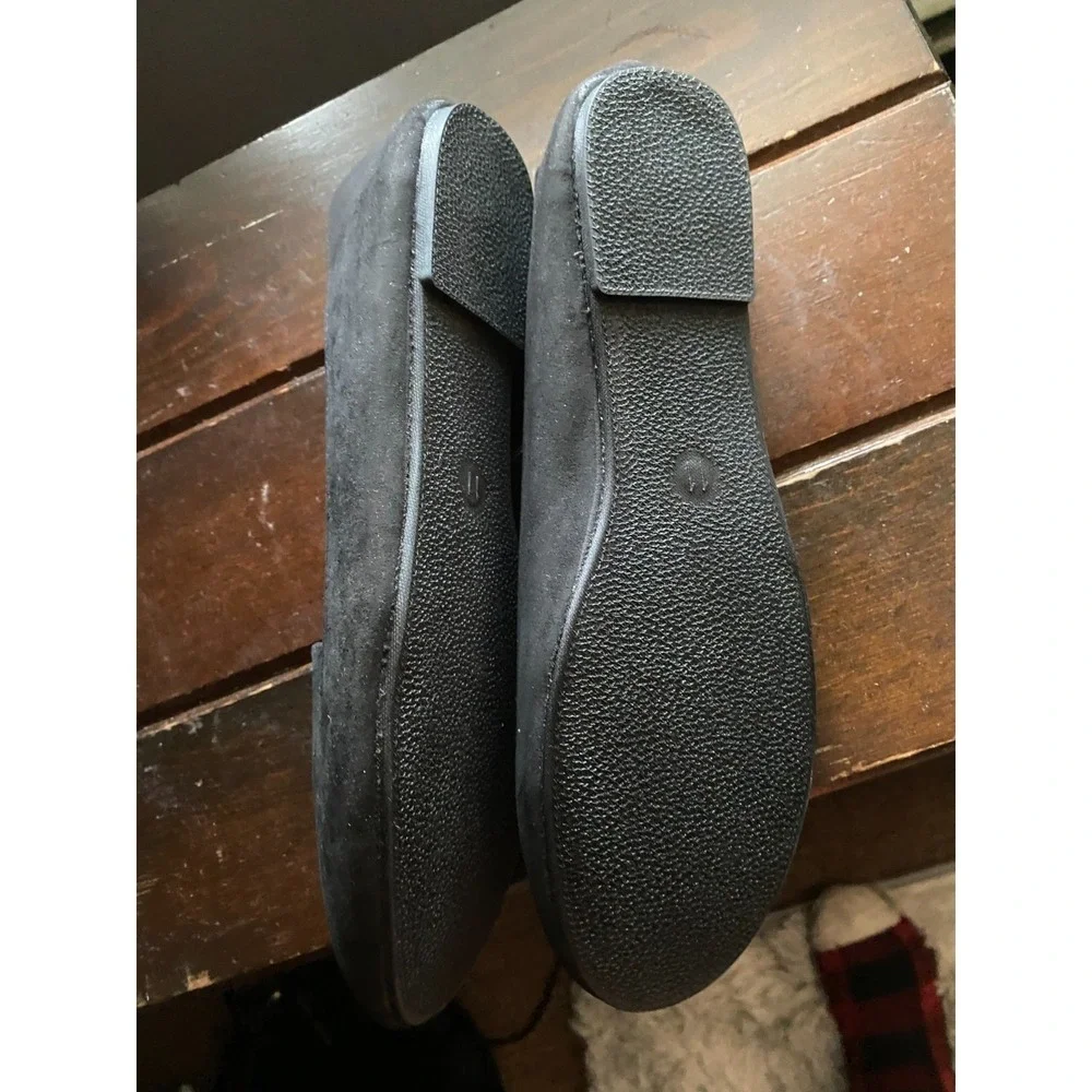 Women's Sara Vegan Suede Ballet‎ Flats by Twisted Black Size 11 New With Tags